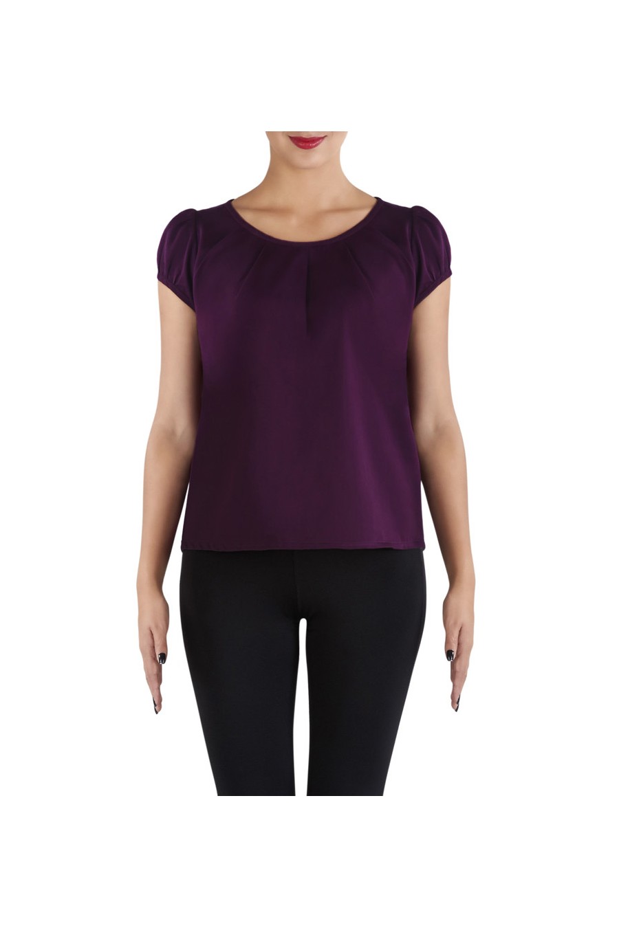 Chemisier Emilia Aubergine Chemisier Emilia Aubergine