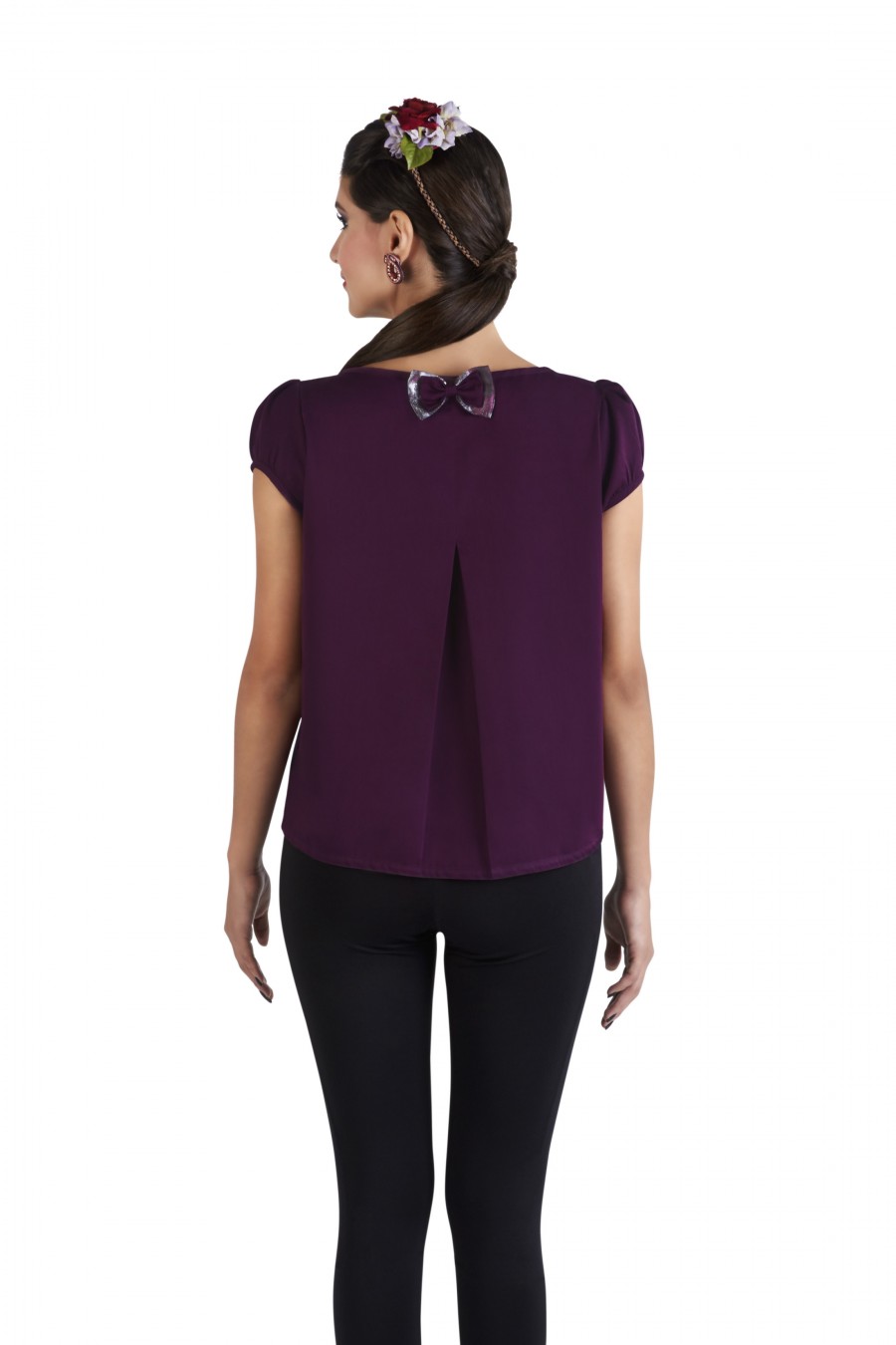 Chemisier Emilia Aubergine