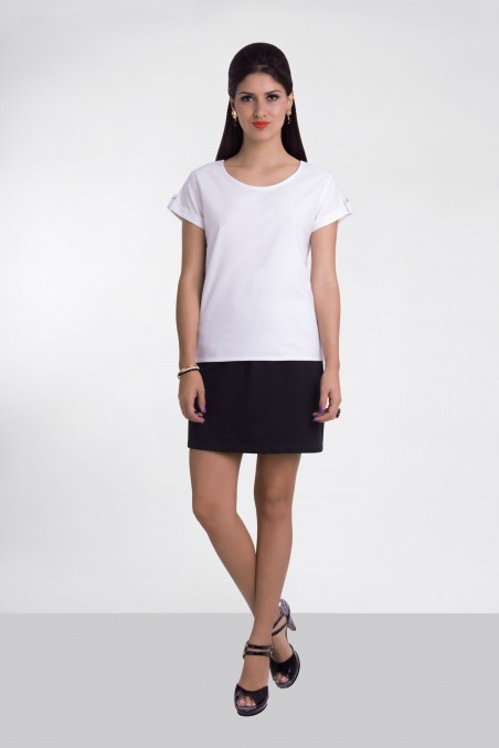 Chemisier Farah Blanc