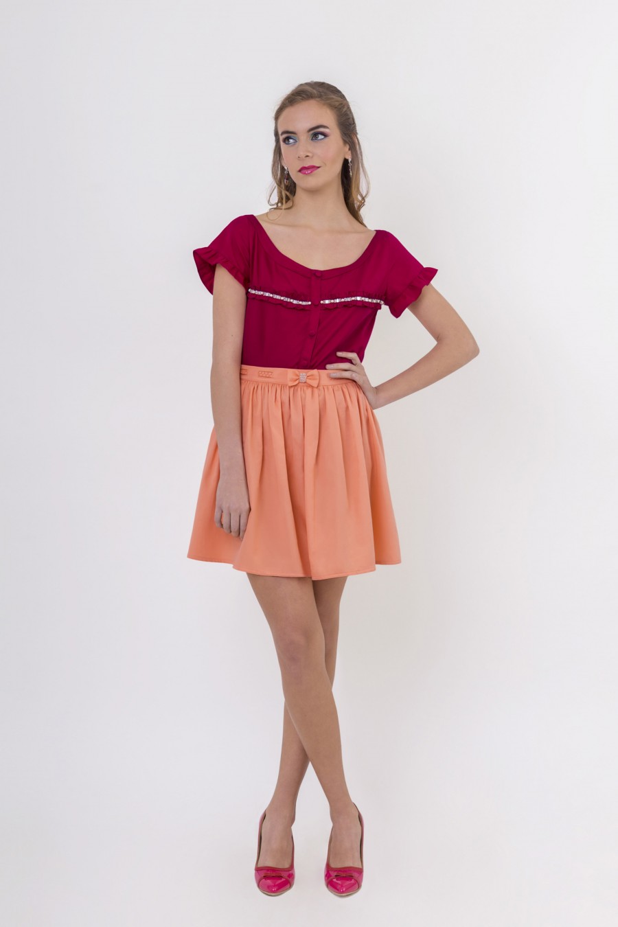 Chemisier Hillary Fuchsia Chemisier Hillary Fuchsia