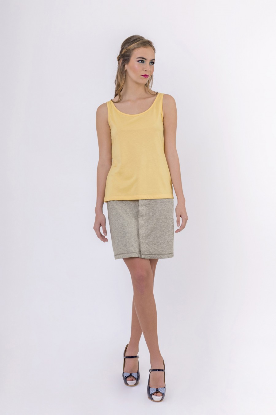 Haut Hannah Jaune Maïs