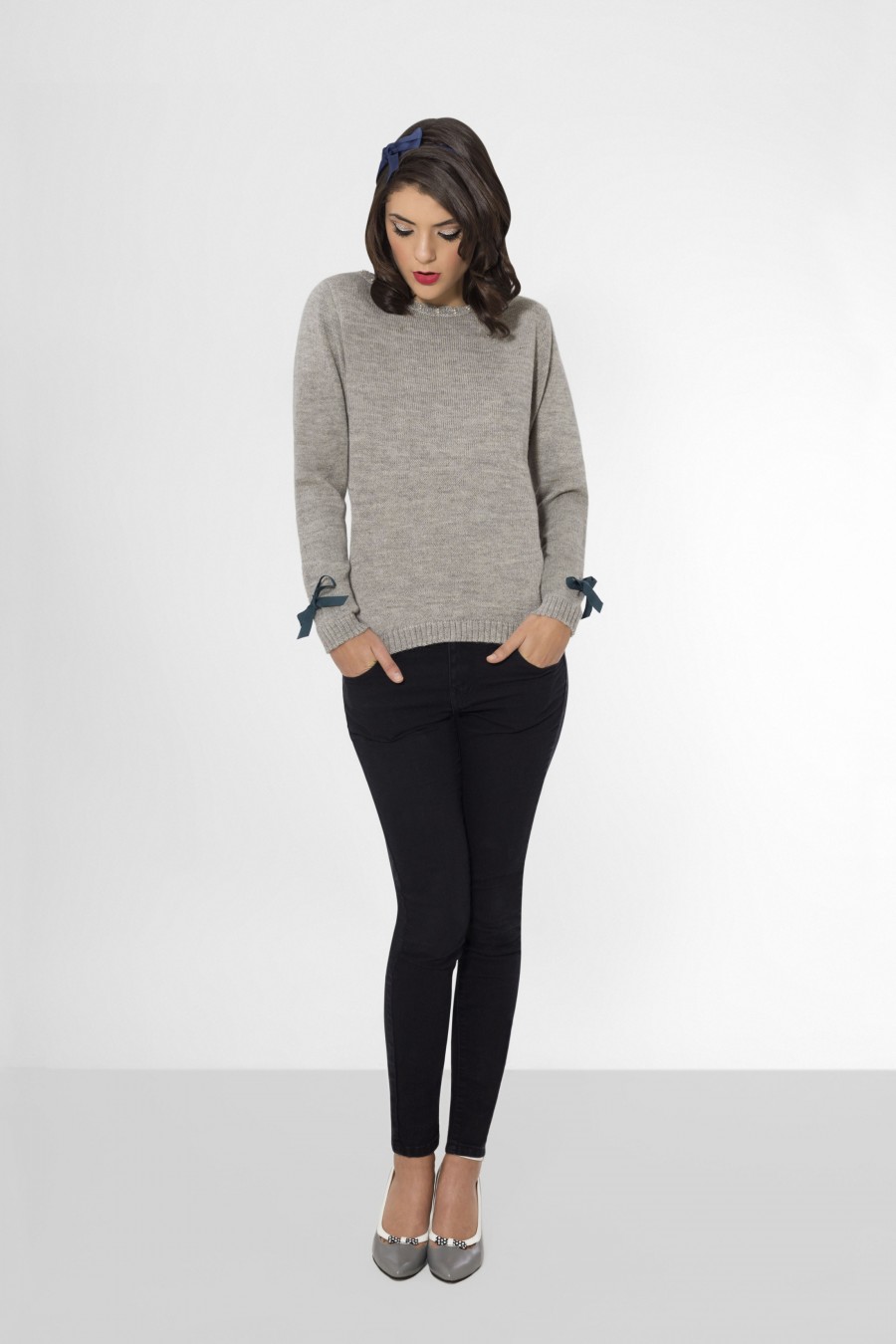 Pull Elodie Gris Pull Elodie Gris