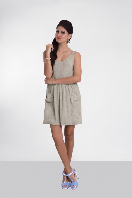 Robe Alicia Gris Chiné