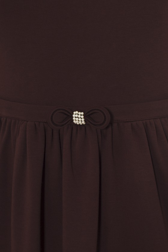 Robe Gabriela Brun-rouge