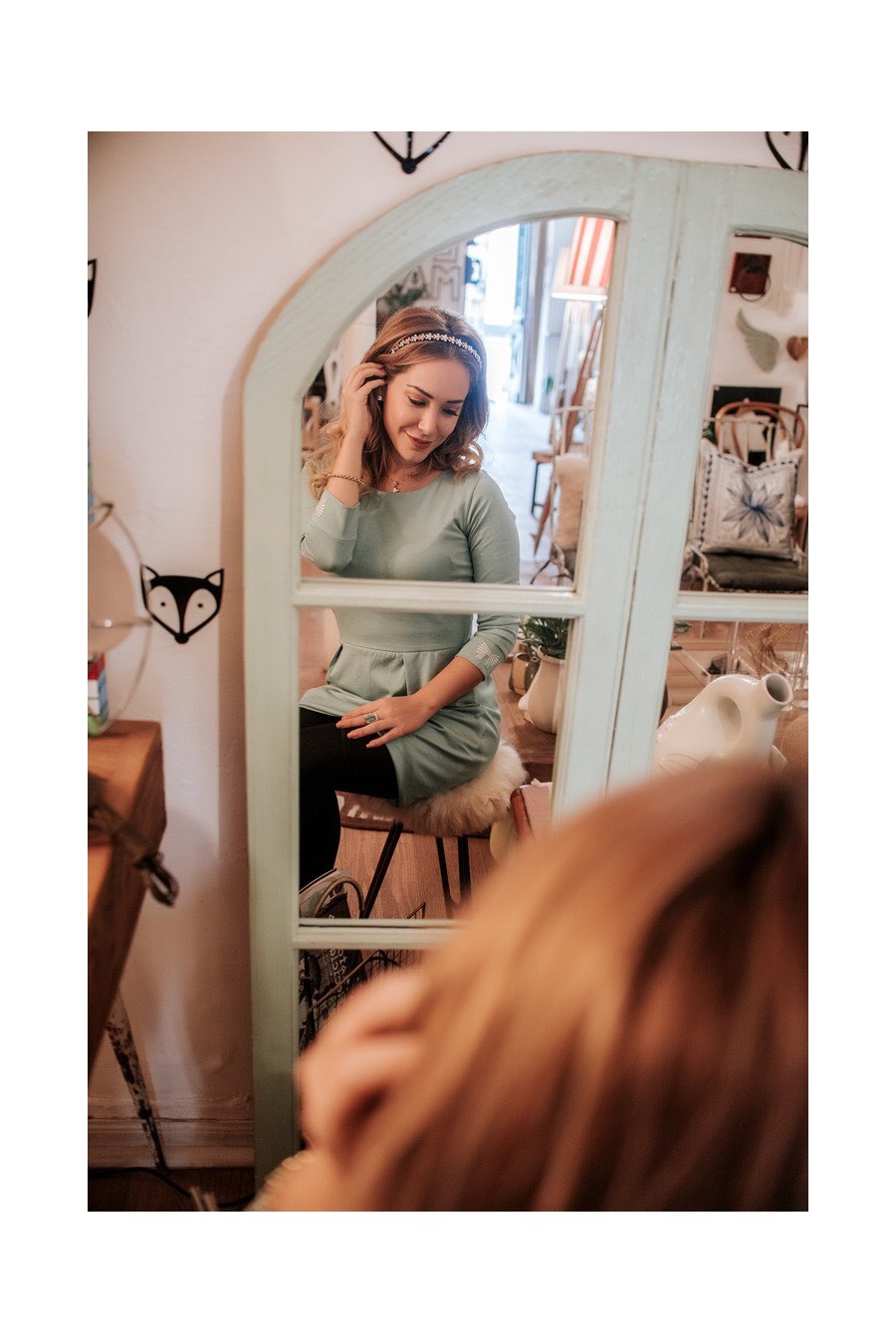 Robe Geneviève Aqua
