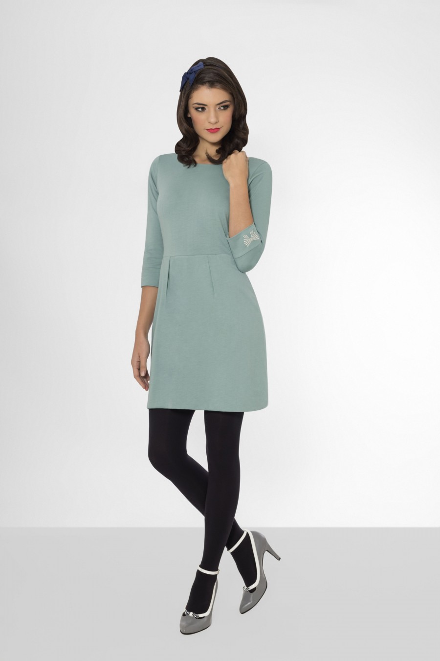 Robe Geneviève Aqua