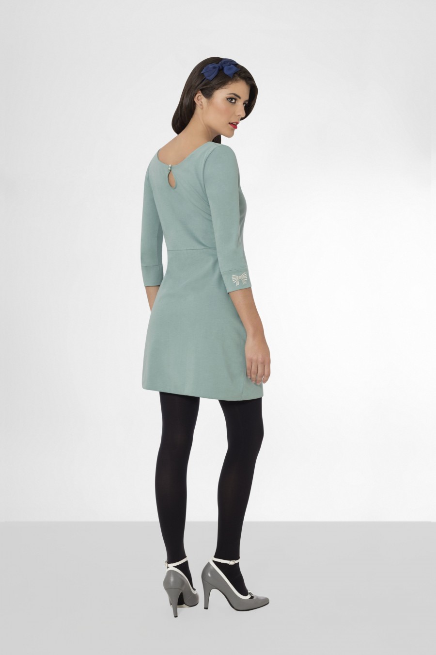 Robe Geneviève Aqua