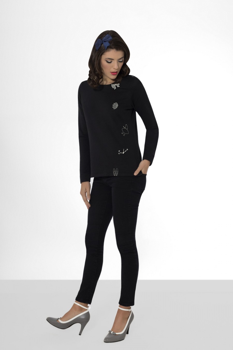 Sweat Galia Noir Sweat Galia Noir