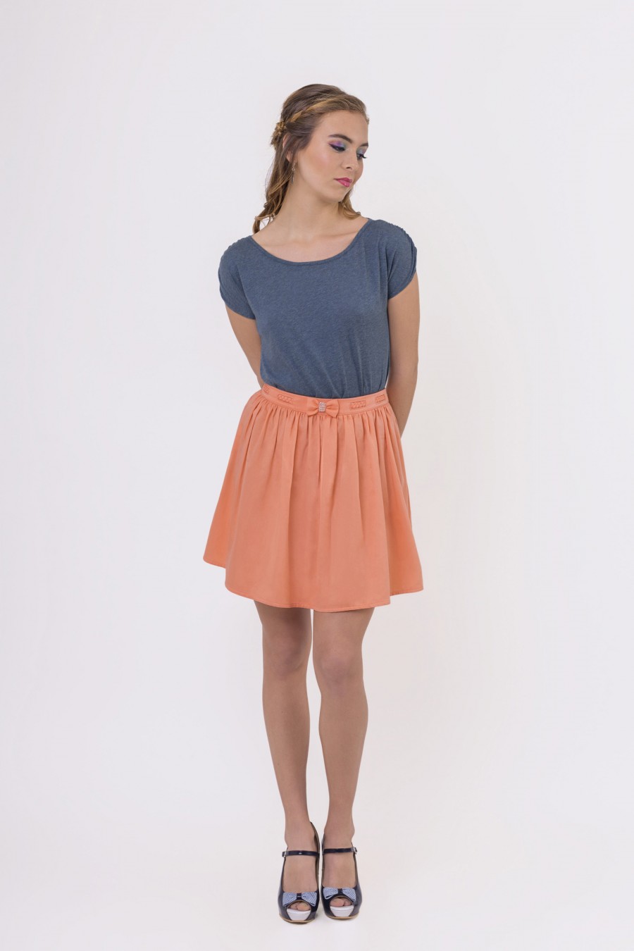 T-shirt Anette Bleu Chiné