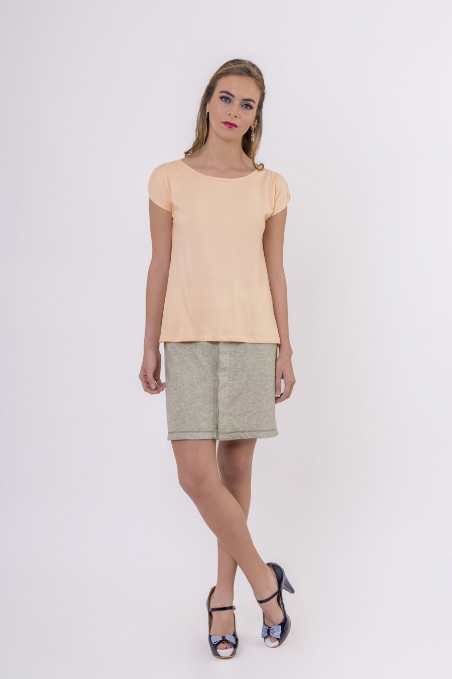 T-shirt Anette Pêche