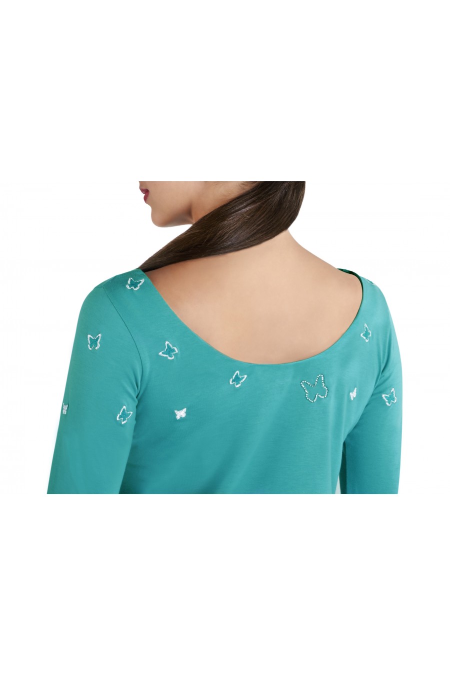 T-shirt Brit Turquoise