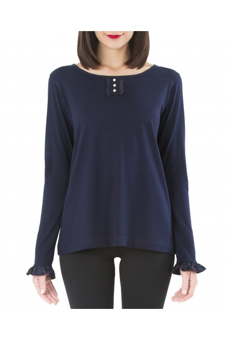 T-shirt Castalia Bleu Marine
