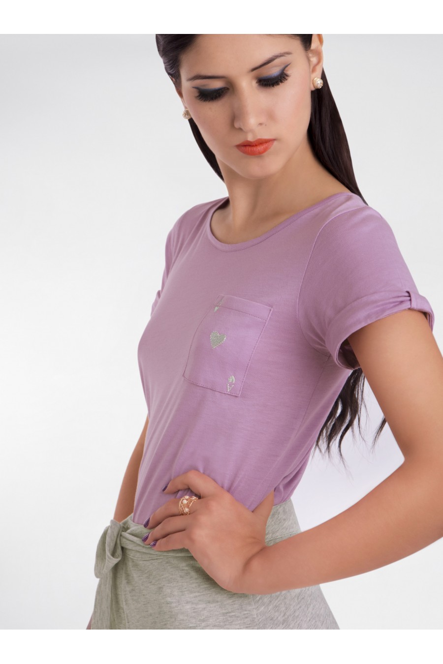 T-shirt Felicity Lilas