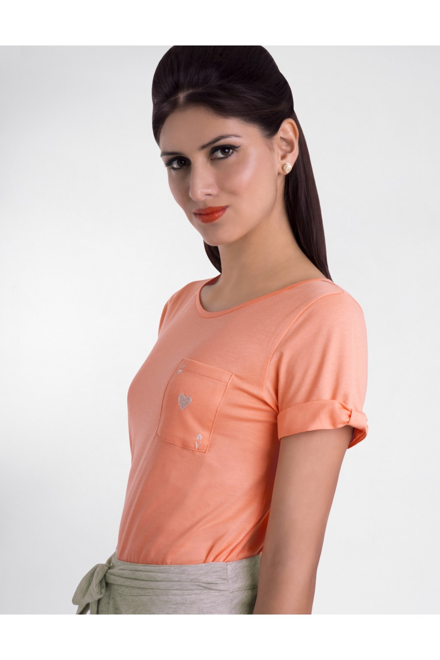 T-shirt Felicity Papaye