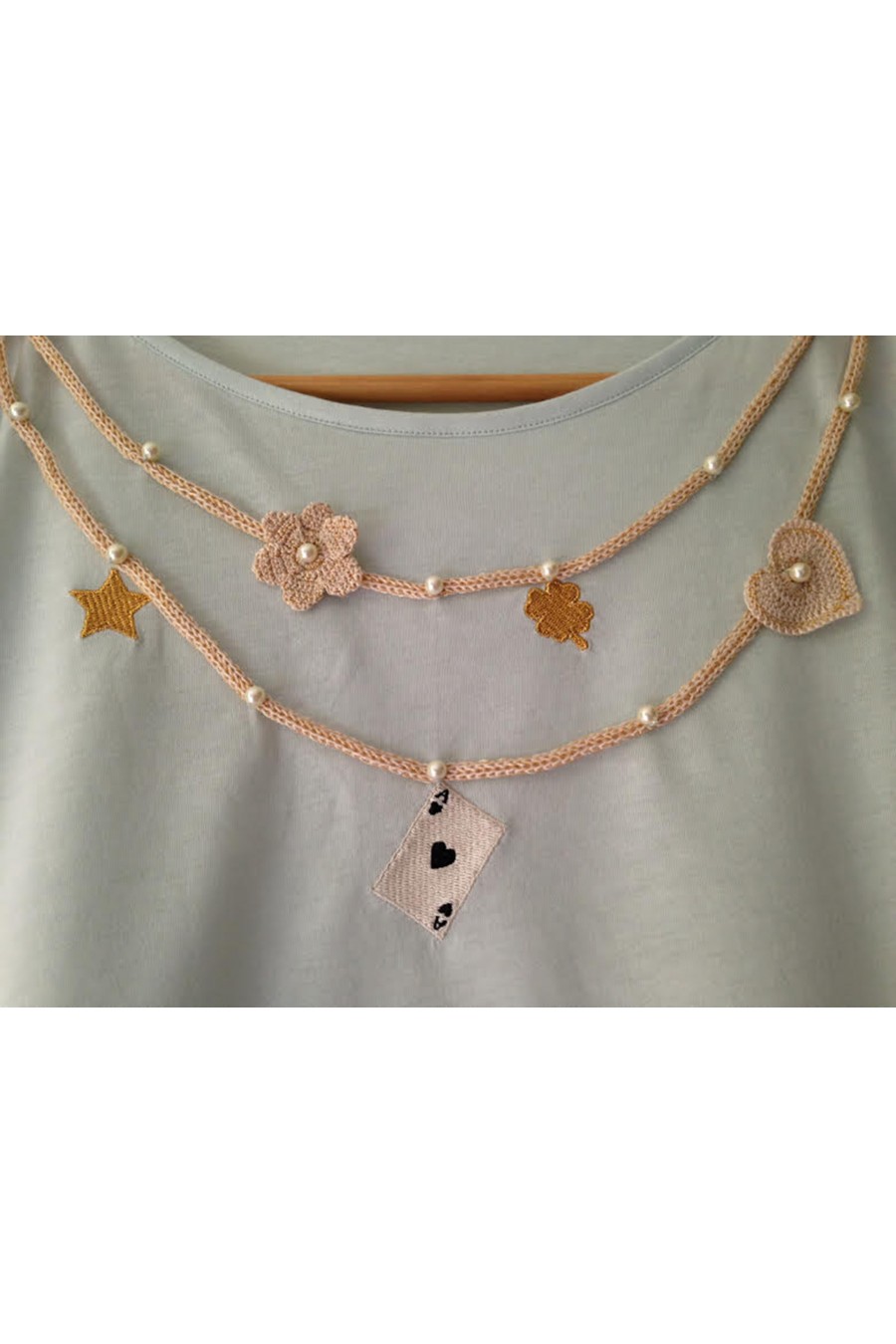 T-shirt Fiorella Menthe