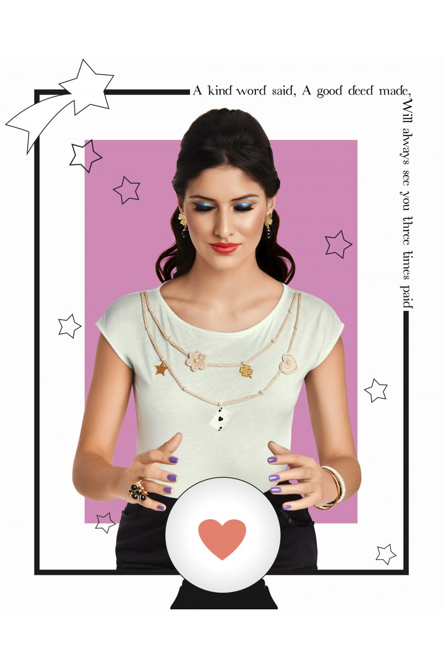 T-shirt Fiorella Menthe