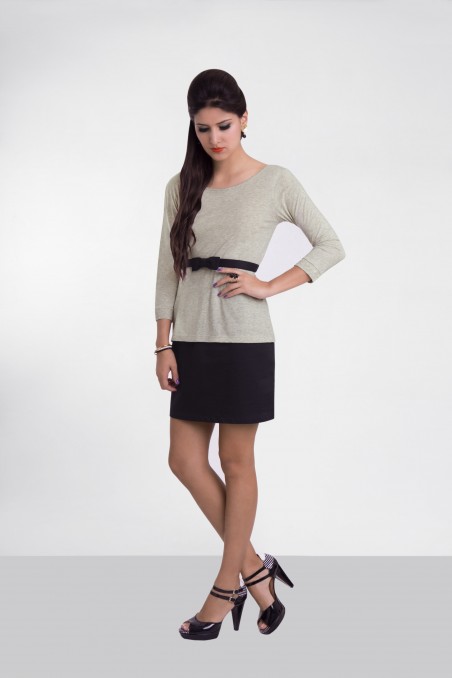T-shirt Fortunata Gris Chiné