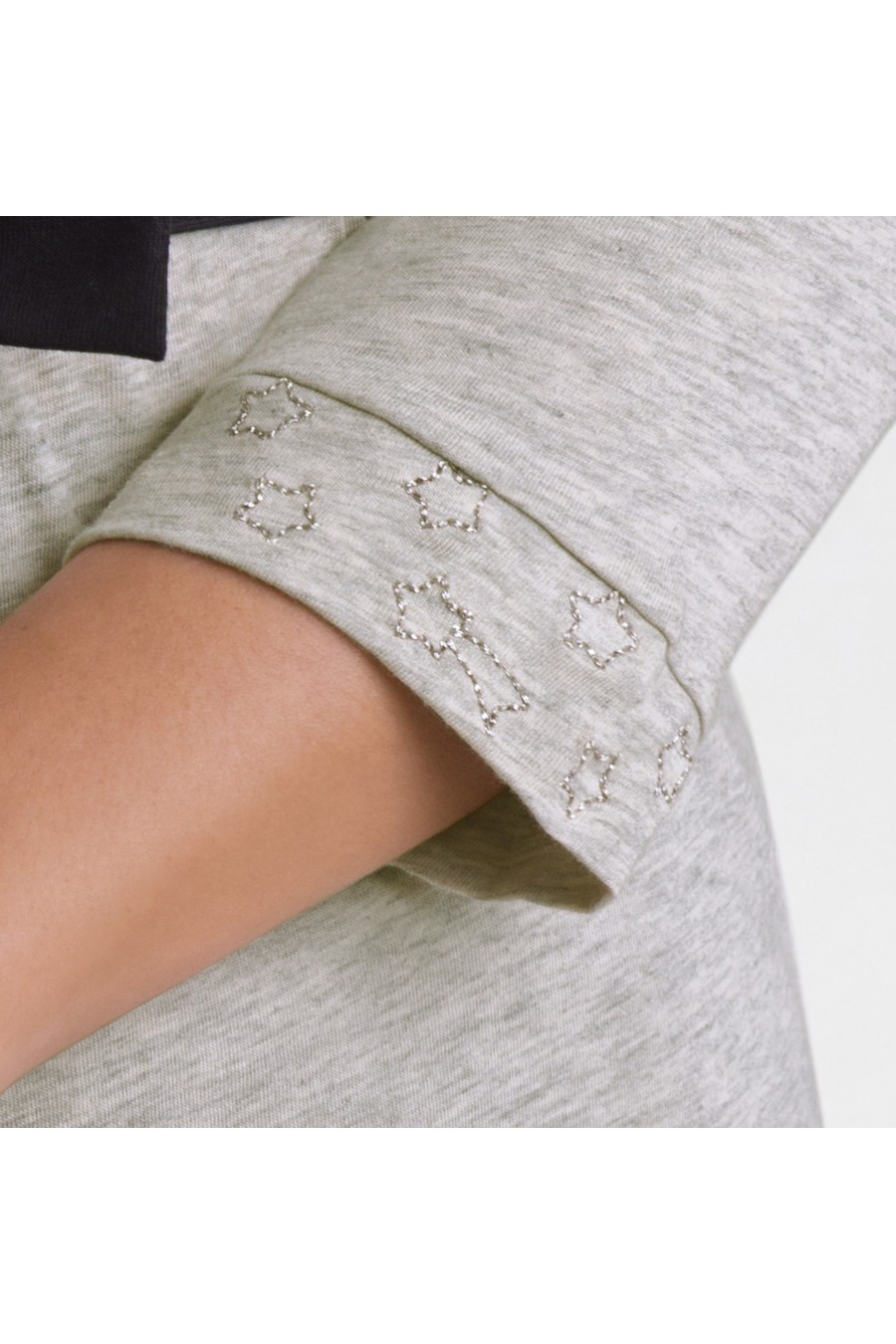 T-shirt Fortunata Gris Chiné