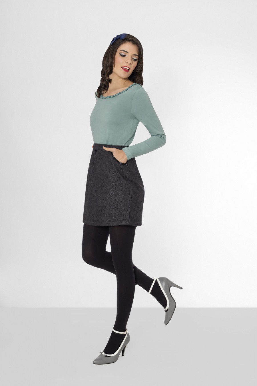 T-shirt Gemima Aqua T-shirt Gemima Aqua