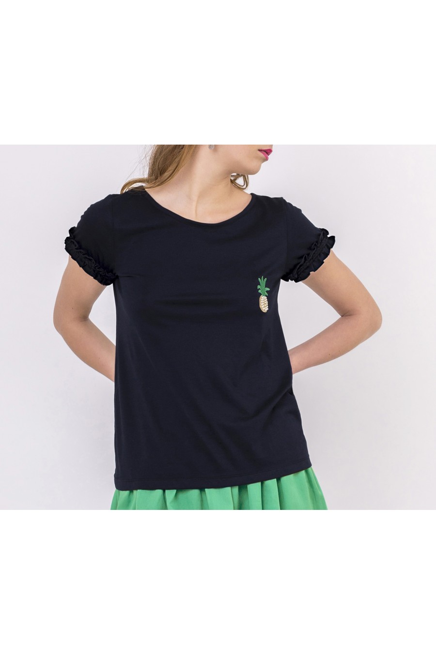 T-shirt Hilda Bleu Marine T-shirt Hilda Bleu Marine
