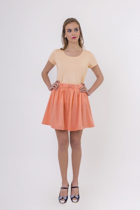 T-shirt Hortensia Pêche