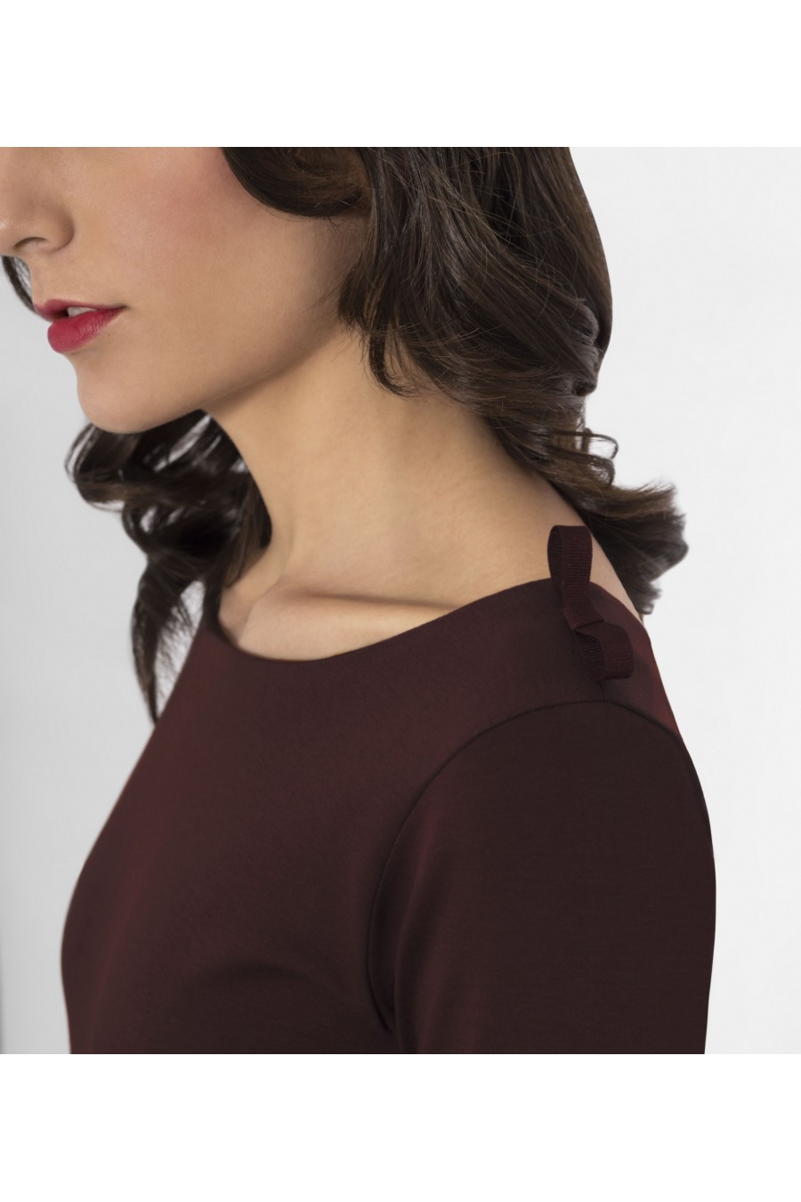 T-shirt Ivy Brun-rouge