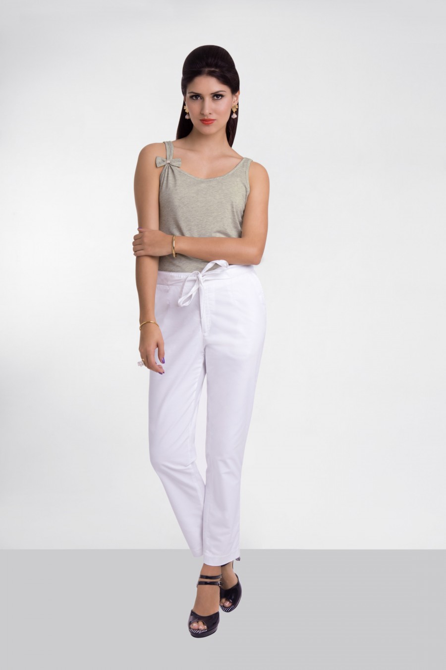Top Florentina Gris Chiné