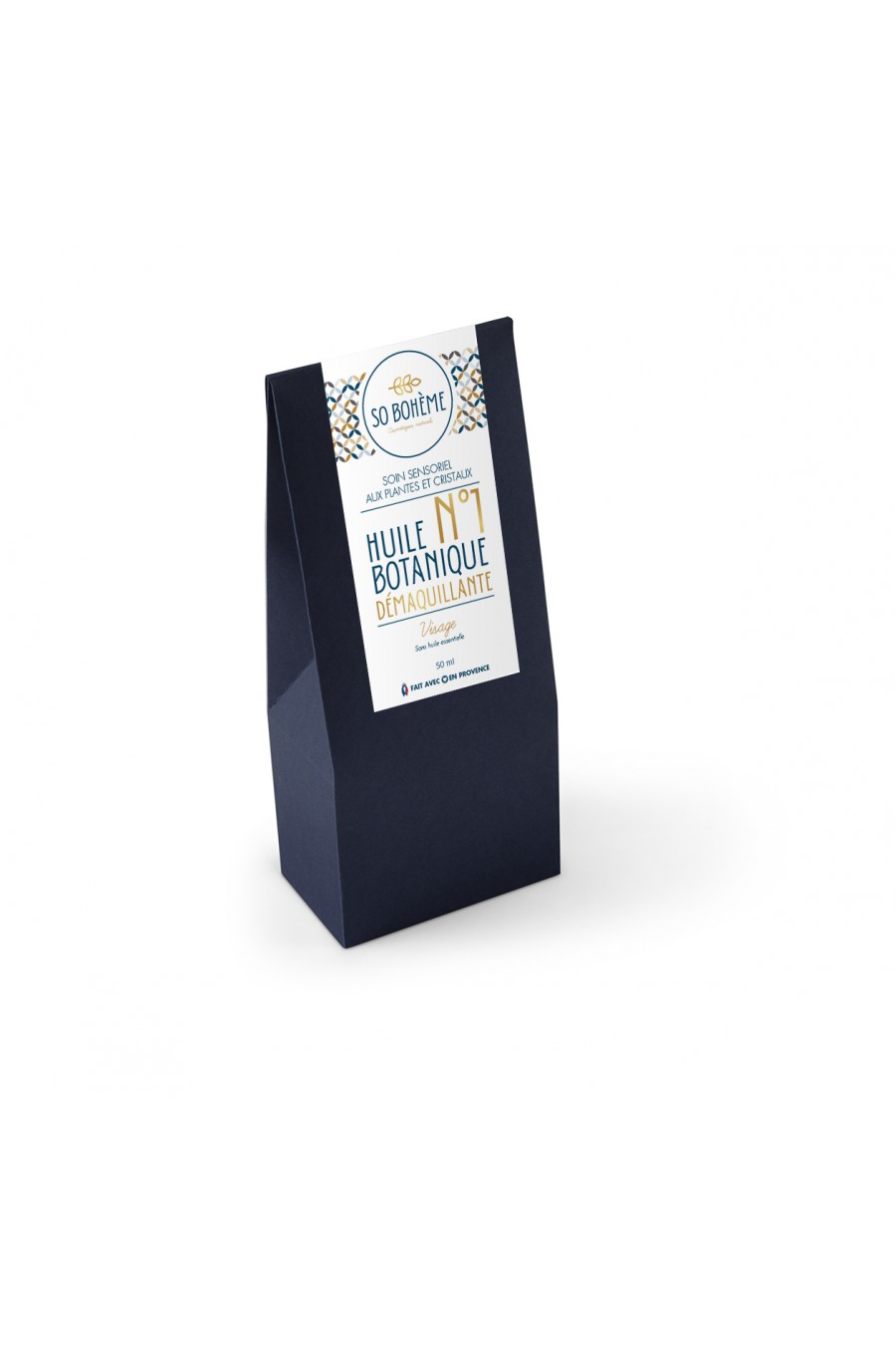 Huile démaquillante bio N°1 sans huile essentielle 100 ml