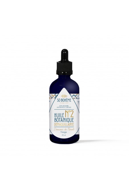 Huile démaquillante bio N°2 au Néroli 50 ml