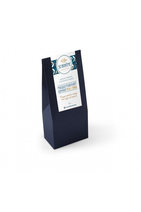 PRO - Masque visage bio purifiant  gommant Pura Terra 80 g