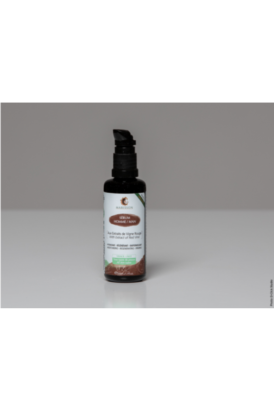 Men's Serum with Red Wine Extracts  - Face and aftershave