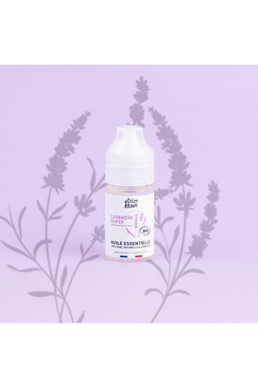 Huile essentielle biologique de Lavandin super 30ml Huile essentielle biologique de Lavandin super 30ml