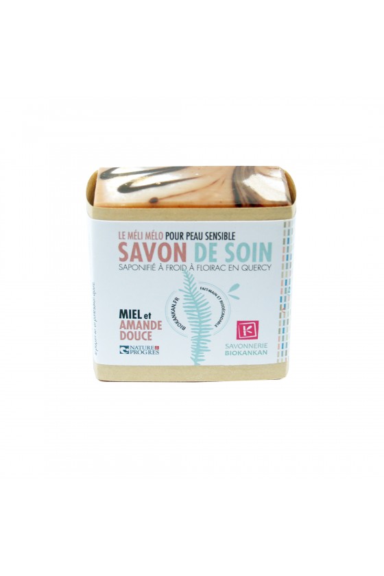 SAVON SURGRAS BIO, Miel et huile d'amande douce : LE MÉLI MÉLO !