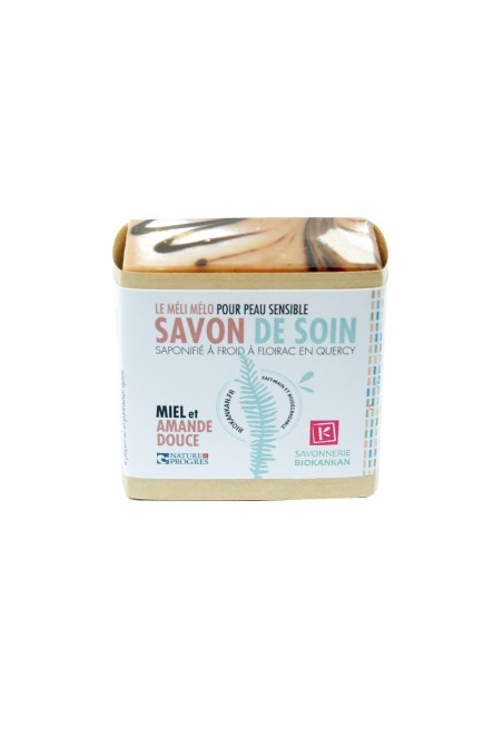 SAVON SURGRAS BIO, Miel et huile d'amande douce : LE MÉLI MÉLO !